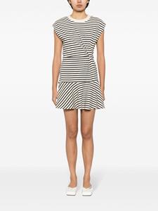 Tanya Taylor Maeve striped flared dress - Beige