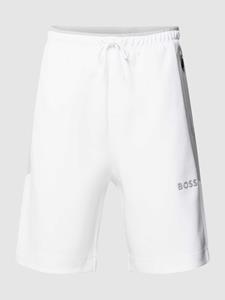 BOSS Green Korte broek met labelapplicatie, model 'Headlo'