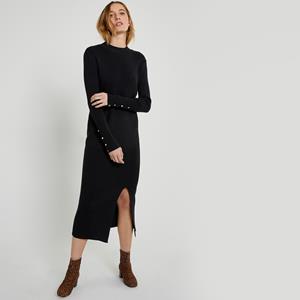 LA REDOUTE COLLECTIONS Lange jurk in fijn tricot