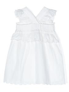 Stella McCartney Kids broderie-anglaise cotton dress - Wit