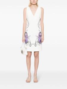 Saiid Kobeisy Jurk met abstracte print - Wit