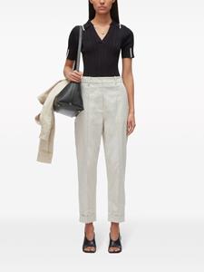 3.1 Phillip Lim Cropped broek met toelopende pijpen - Grijs