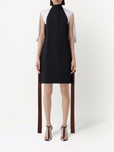 Burberry Jurk met trechterhals - Zwart