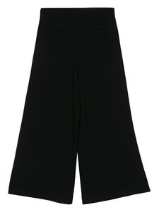 Alberto Biani cropped palazzo pants - Zwart