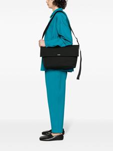 Jil Sander Geweven schoudertas - Zwart