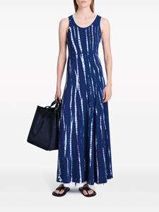 Proenza Schouler White Label Jurk met tie-dye print - Blauw