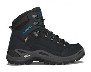 Lowa Renegade GTX Mid Wide Wandelschoen Dames Donkergrijs