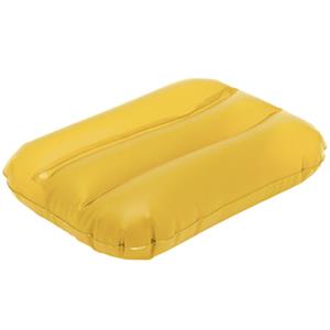 Opblaasbaar kussentje geel 28 x 19 cm - Reiskussens -