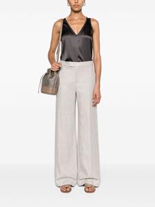 Brunello Cucinelli Broek met wijde pijpen - Grijs