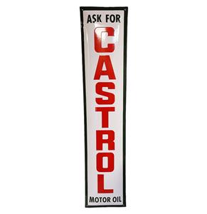 Fiftiesstore Castrol Motor Oil Emaille Bord - 90 x 20cm