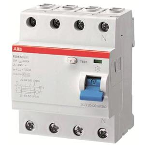 ABB 2CSF204101R4250 F204 A-25/0,5 FI-Schutzschalter A 4polig 25A 0.5A 400V