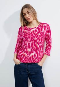 Cecil 3/4-Arm-Shirt mit allover Print