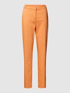 Comma Slim fit stoffen broek in effen design