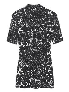 Saint Laurent Jurk met print - Zwart