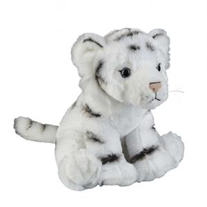 Ravensden Pluche witte tijger knuffel 30 cm speelgoed -