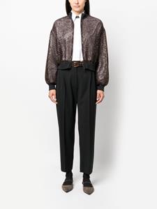 Brunello Cucinelli Cropped broek - Zwart