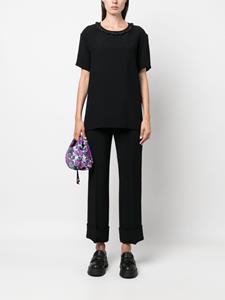 Nº21 tailored cropped trousers - Zwart