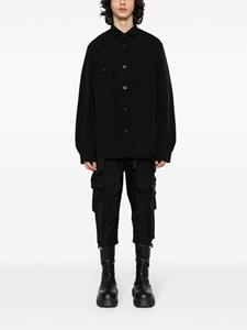 Junya Watanabe MAN cropped tapered trousers - Zwart