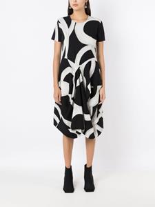 Uma | Raquel Davidowicz Jurk met abstract patroon - Zwart