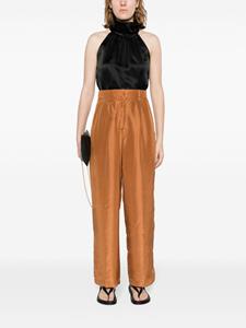 Forte Forte Broek met wijde pijpen - Bruin