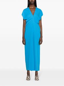 P.A.R.O.S.H. Panty draped long dress - Blauw