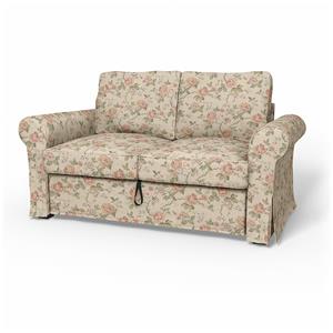 Bemz IKEA - Hoes voor 2-zitsslaapbank Backabro, Rosenträd Light,  X Boråstapeter Collection