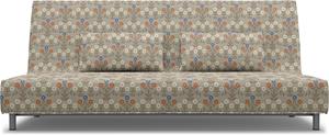 Bemz IKEA - Hoes voor slaapbank Beddinge, Sippor Blue/Orange,  X Boråstapeter Collection