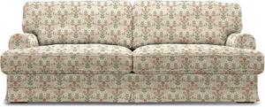 Bemz IKEA - Hoes voor 3-zitsbank Ekeskog, Sippor Pink /White,  X Boråstapeter Collection