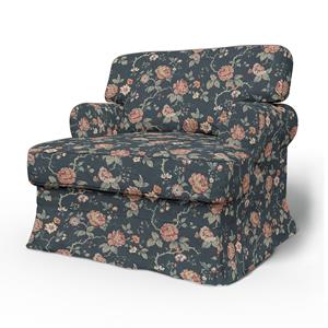 Bemz IKEA - Hoes voor fauteuil Ekeskog, Rosenträd Dark,  X Boråstapeter Collection