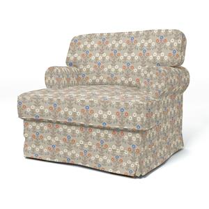 Bemz IKEA - Hoes voor fauteuil Ekeskog, Sippor Blue/Orange,  X Boråstapeter Collection