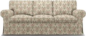 Bemz IKEA - Hoes voor 3-zitsbank Ektorp, Sippor Pink /White,  X Boråstapeter Collection