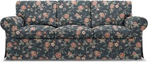 Bemz IKEA - Hoes voor 3-zitsbank Ektorp, Rosenträd Dark,  X Boråstapeter Collection