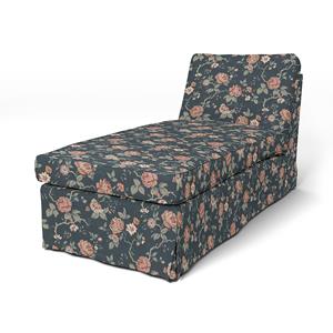 Bemz IKEA - Hoes voor chaise longue Ektorp, Rosenträd Dark,  X Boråstapeter Collection