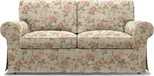 Bemz IKEA - Hoes voor 2-zitsslaapbank Ektorp, Rosenträd Light,  X Boråstapeter Collection