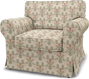 Bemz IKEA - Hoes voor fauteuil Ektorp, Sippor Pink /White,  X Boråstapeter Collection