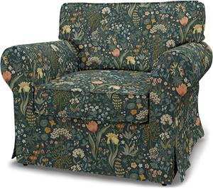 Bemz IKEA - Hoes voor fauteuil Ektorp, Blomsterhav Dark,  X Boråstapeter Collection