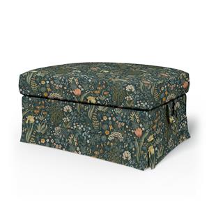 Bemz IKEA - Hoes voor voetenbank Ektorp, Blomsterhav Dark,  X Boråstapeter Collection