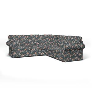Bemz IKEA - Hoes voor 4-zitshoekbank Ektorp, Rosenträd Dark,  X Boråstapeter Collection