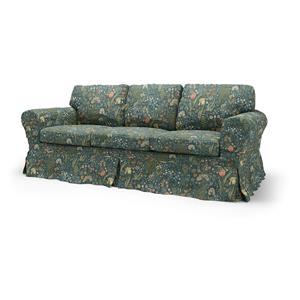 Bemz IKEA - Hoes voor 3-zitsslaapbank Ektorp, Blomsterhav Dark,  X Boråstapeter Collection