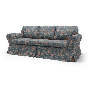 Bemz IKEA - Hoes voor 3-zitsslaapbank Ektorp, Rosenträd Dark,  X Boråstapeter Collection