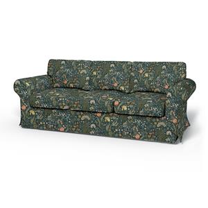 Bemz IKEA - Hoes voor 3-zitsslaapbank Ektorp, Blomsterhav Dark,  X Boråstapeter Collection
