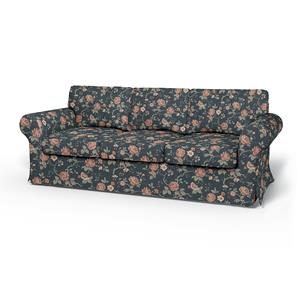 Bemz IKEA - Hoes voor 3-zitsslaapbank Ektorp, Rosenträd Dark,  X Boråstapeter Collection