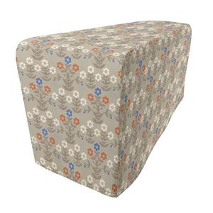 Bemz IKEA - Armleuningbeschermers Göteborg (twee stuks), Sippor Blue/Orange,  X Boråstapeter Collection