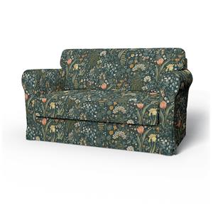 Bemz IKEA - Hoes voor slaapbank Hagalund, Blomsterhav Dark,  X Boråstapeter Collection
