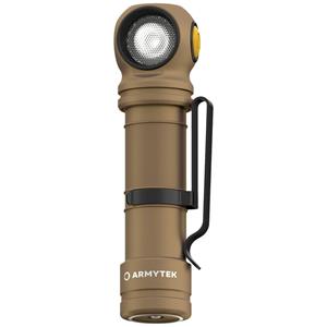 ArmyTek Wizard C2 Pro Max Sand White LED Taschenlampe mit Gürtelclip, mit Holster akkubetrieben 400
