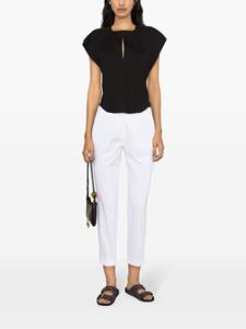 ETRO Cropped slim-fit broek - Wit