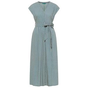 Tranquillo Jerseykleid tranquillo Bio-Damen-Maxi-Blusenkleid mit Bindegür