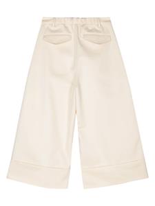 Simone Rocha Cropped broek met wijde pijpen - Beige