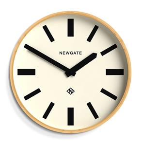 Fiftiesstore Newgate Mauritius Wandklok in Bamboe - Bold
