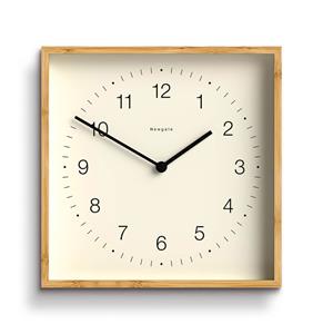 Fiftiesstore Newgate Fiji Wandklok in Bamboe - Numbers